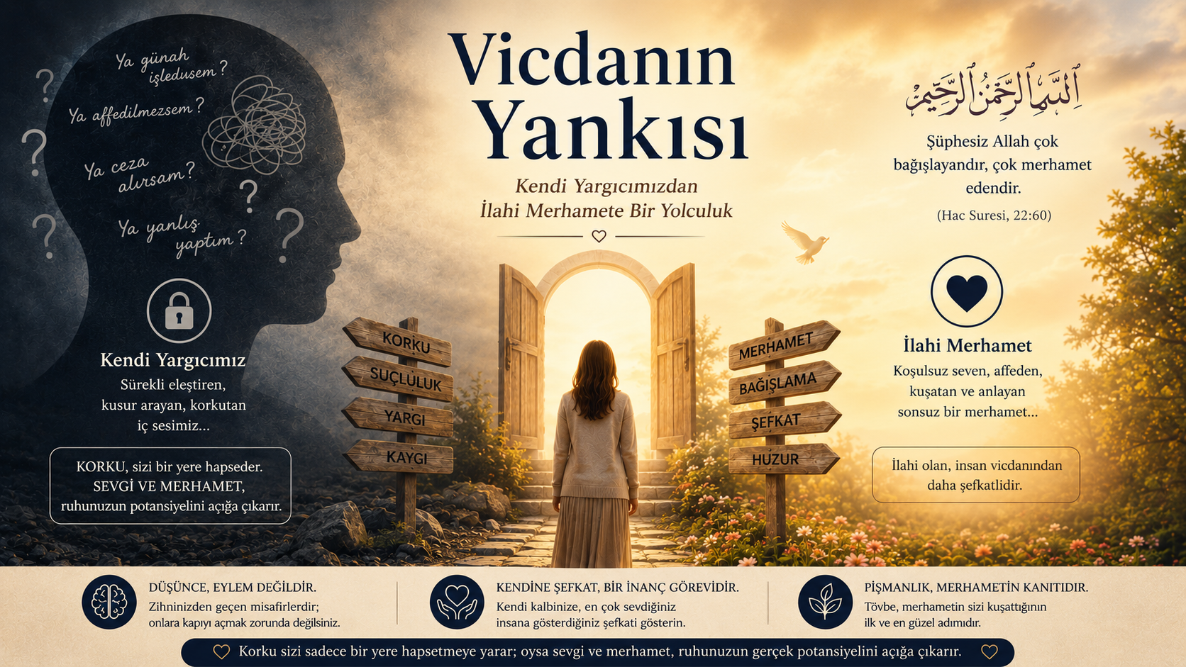 Vicdanın Yankısı: Kendi Yargıcımızdan İlahi Merhamete Bir Yolculuk